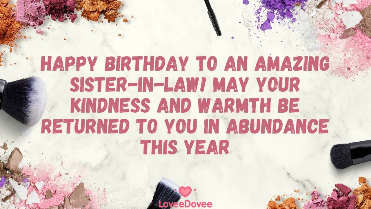 Heart Touching Birthday Wishes For Sister-In-Law