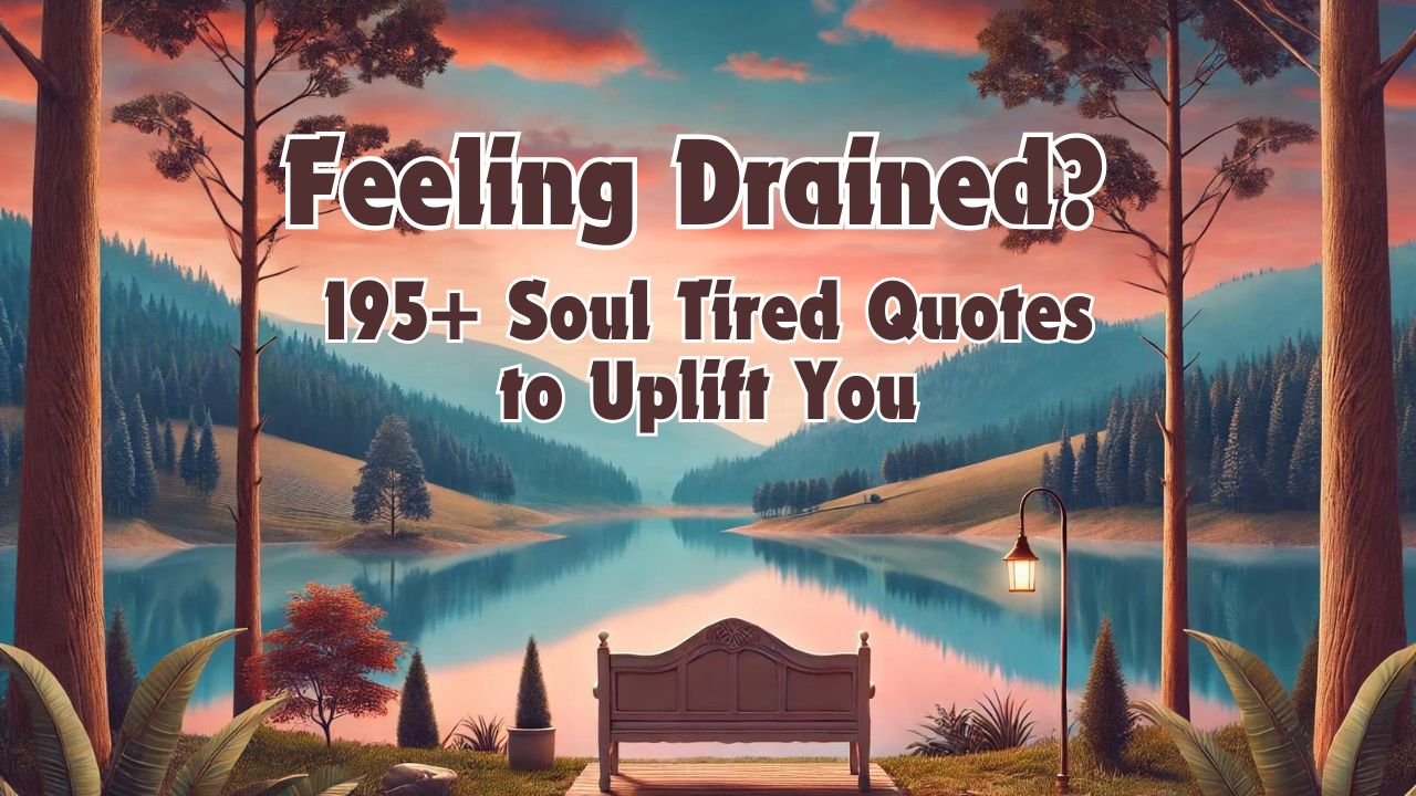 Soul Tired Quotes